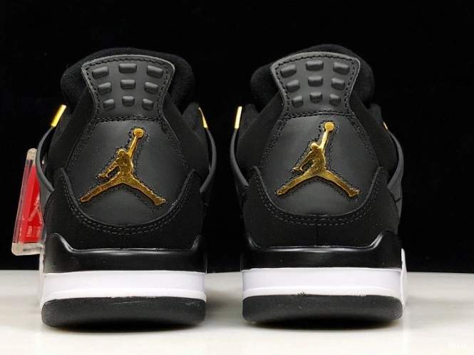 Bmlin shoes Air Jordan 308497-032 Metallic 4 Gold-White Royalty Black 0807